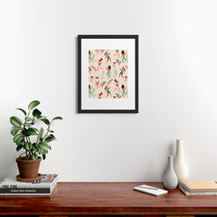 83 Oranges Central Park Zumba Framed Art Print