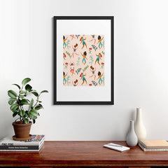 83 Oranges Central Park Zumba Framed Art Print