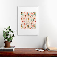 83 Oranges Central Park Zumba Framed Art Print