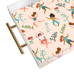 83 Oranges Central Park Zumba Acrylic Tray
