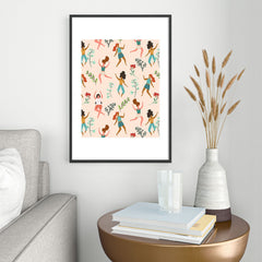 83 Oranges Central Park Zumba Metal Framed Art Print