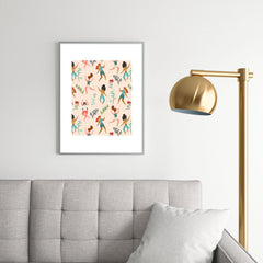 83 Oranges Central Park Zumba Metal Framed Art Print
