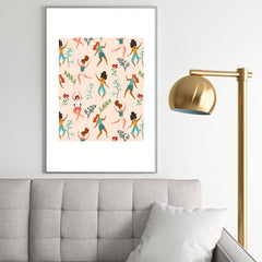83 Oranges Central Park Zumba Metal Framed Art Print