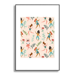 83 Oranges Central Park Zumba Metal Framed Art Print