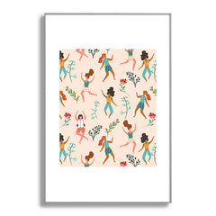 83 Oranges Central Park Zumba Metal Framed Art Print