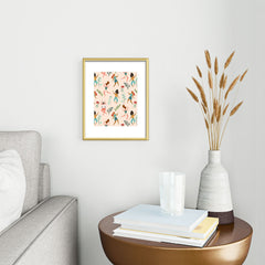 83 Oranges Central Park Zumba Metal Framed Art Print