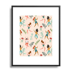 83 Oranges Central Park Zumba Metal Framed Art Print