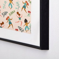 83 Oranges Central Park Zumba Metal Framed Art Print