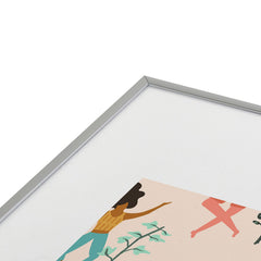 83 Oranges Central Park Zumba Metal Framed Art Print