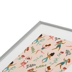 83 Oranges Central Park Zumba Metal Framed Art Print
