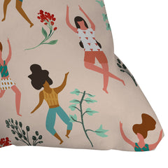 83 Oranges Central Park Zumba Throw Pillow