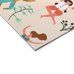 83 Oranges Central Park Zumba Welcome Mat