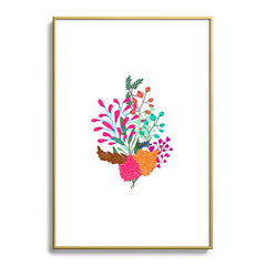 83 Oranges Charm Metal Framed Art Print