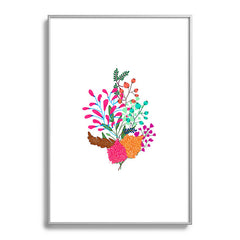 83 Oranges Charm Metal Framed Art Print
