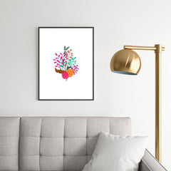 83 Oranges Charm Metal Framed Art Print