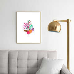 83 Oranges Charm Metal Framed Art Print