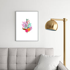 83 Oranges Charm Metal Framed Art Print