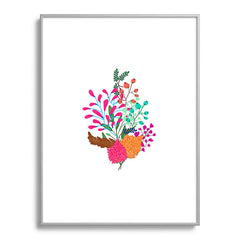 83 Oranges Charm Metal Framed Art Print