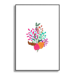 83 Oranges Charm Metal Framed Art Print