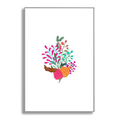 83 Oranges Charm Metal Framed Art Print