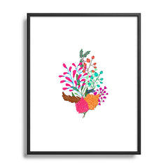 83 Oranges Charm Metal Framed Art Print