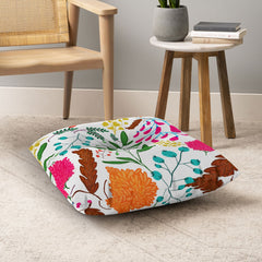 83 Oranges Charm Floor Pillow Square