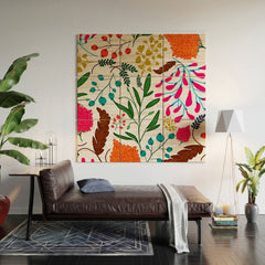 83 Oranges Charm Wood Wall Mural