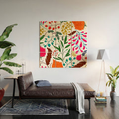 83 Oranges Charm Wood Wall Mural