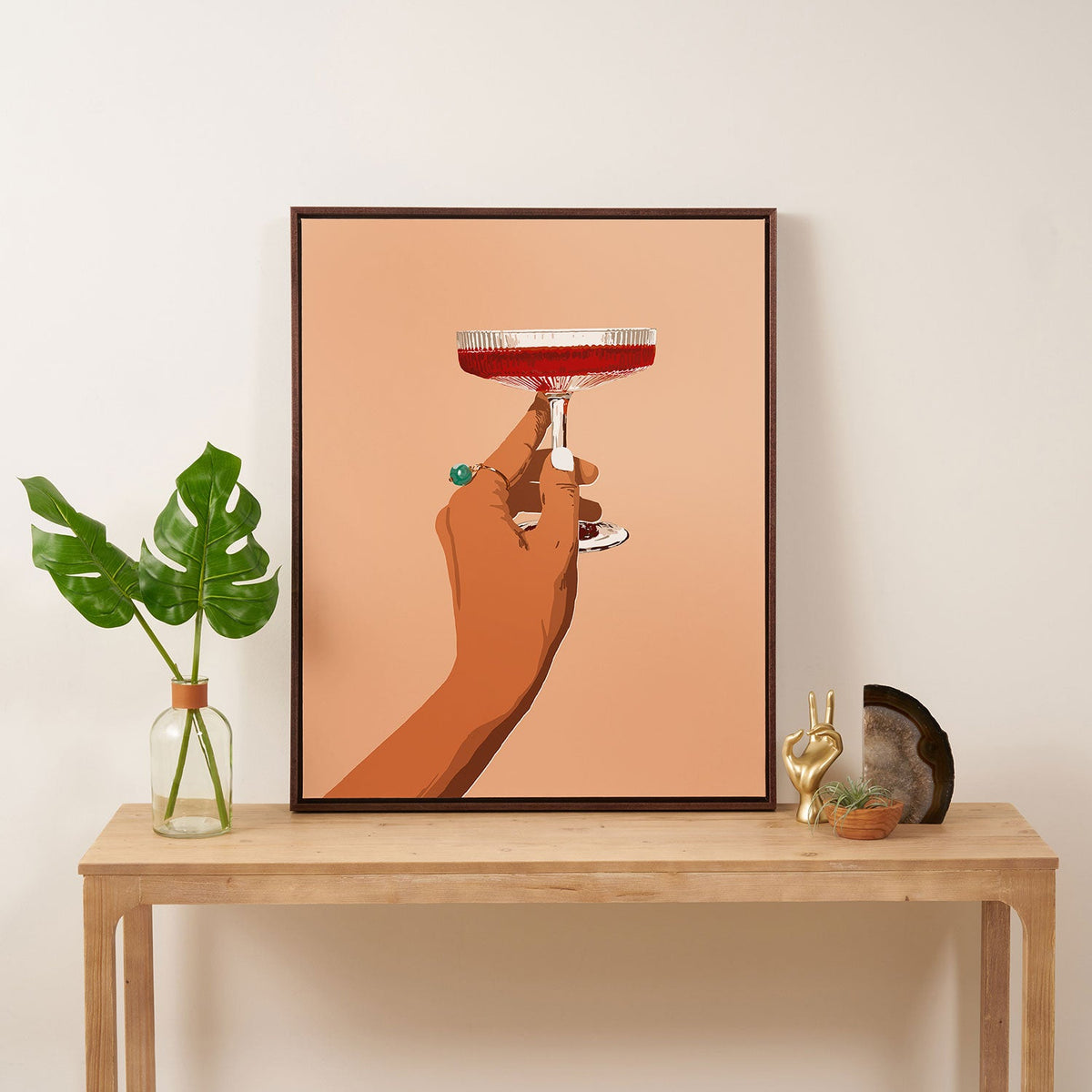83 Oranges Cheers to Love Art Canvas