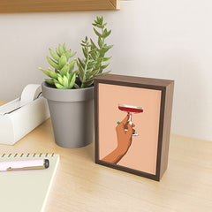 83 Oranges Cheers to Love Framed Mini Art Print