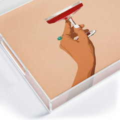 83 Oranges Cheers to Love Acrylic Tray