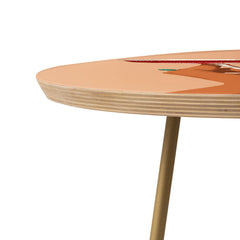 83 Oranges Cheers to Love Round Side Table