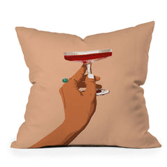 83 Oranges Cheers to Love Throw Pillow