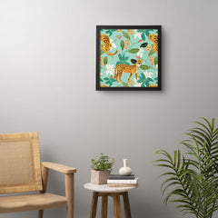 83 Oranges Cheetah Jungle Framed Wall Art