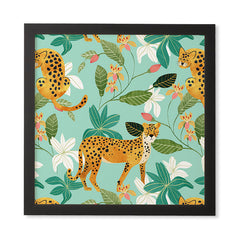 83 Oranges Cheetah Jungle Framed Wall Art