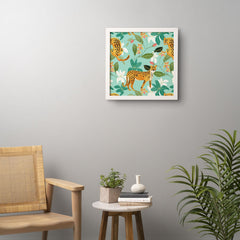 83 Oranges Cheetah Jungle Framed Wall Art