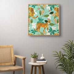 83 Oranges Cheetah Jungle Framed Wall Art