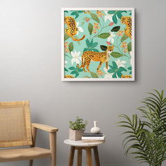 83 Oranges Cheetah Jungle Framed Wall Art