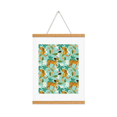 83 Oranges Cheetah Jungle Art Print