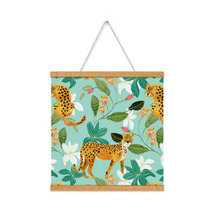 83 Oranges Cheetah Jungle Art Print
