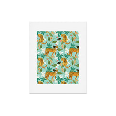 83 Oranges Cheetah Jungle Art Print