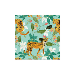83 Oranges Cheetah Jungle Art Print