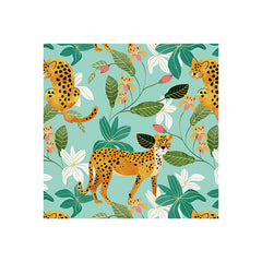 83 Oranges Cheetah Jungle Art Print