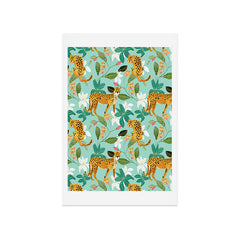 83 Oranges Cheetah Jungle Art Print