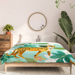 83 Oranges Cheetah Jungle Comforter