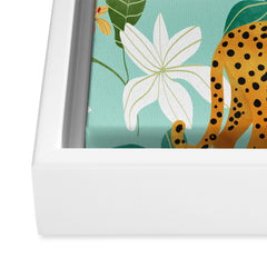 83 Oranges Cheetah Jungle Art Canvas