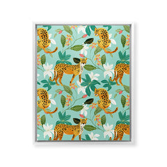 83 Oranges Cheetah Jungle Art Canvas