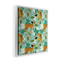 83 Oranges Cheetah Jungle Art Canvas