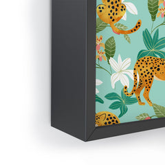 83 Oranges Cheetah Jungle Framed Mini Art Print