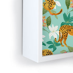 83 Oranges Cheetah Jungle Framed Mini Art Print